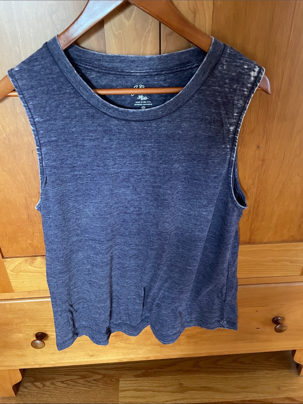 Sleeveless Women's Top - Dark Purple Crewneck